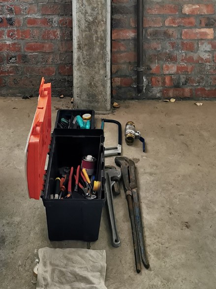 sewerage line repair